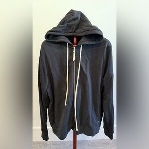 All Saints Men's Black Hoodie Sweater